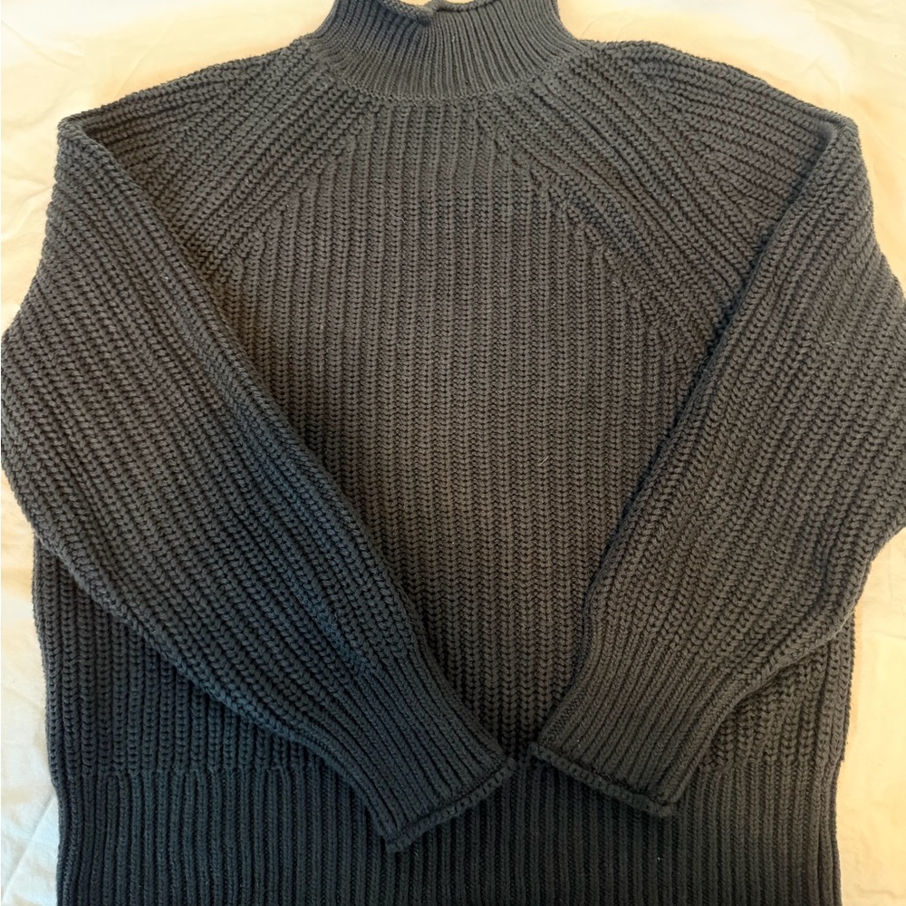 J. Crew Black Turtleneck Sweater for Women